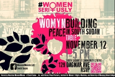 South Sudan Women's Peace Table poster